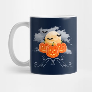 Moonlit Pumpkins Mug